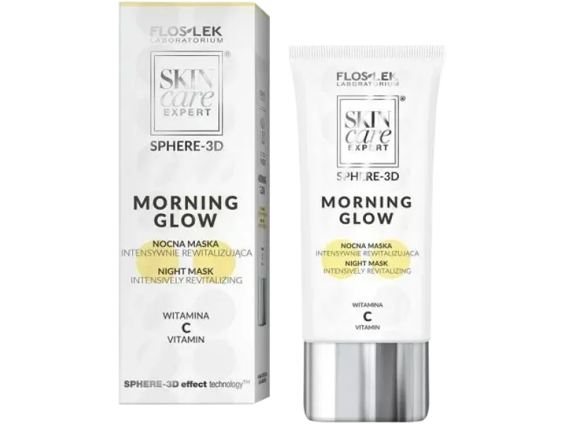 Flos-Lek Skin Care Expert Sphere-3D nocna maska intensywnie rewitalizująca witamina C