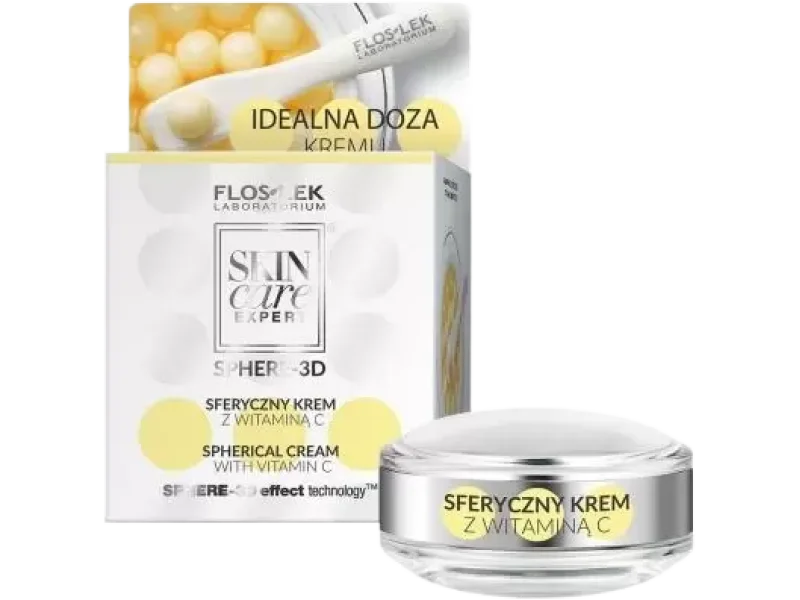 Flos-Lek Skin Care Expert Sphere-3D sferyczny krem z witaminą C