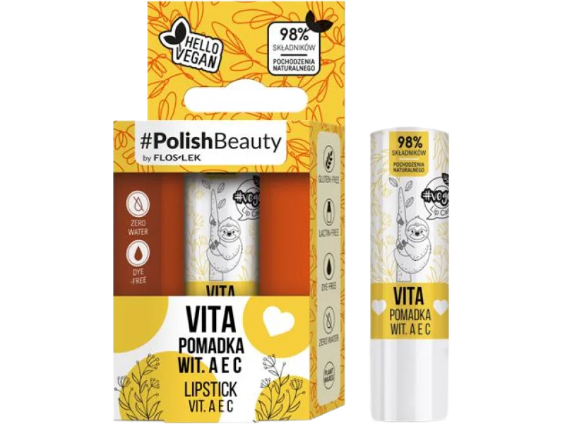 Flos-Lek Vege Lip Care Vita z witaminami A, E i C, pomadka