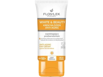 Zdjęcie produktu Flos Lek White & Beauty krem na dzień anti-aging zapobiegający przebarwieniom