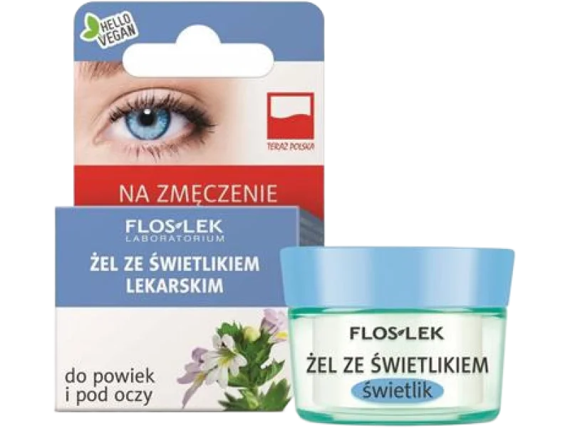 FLOS-LEK Żel ze świetlikiem do powiek i pod oczy, żel