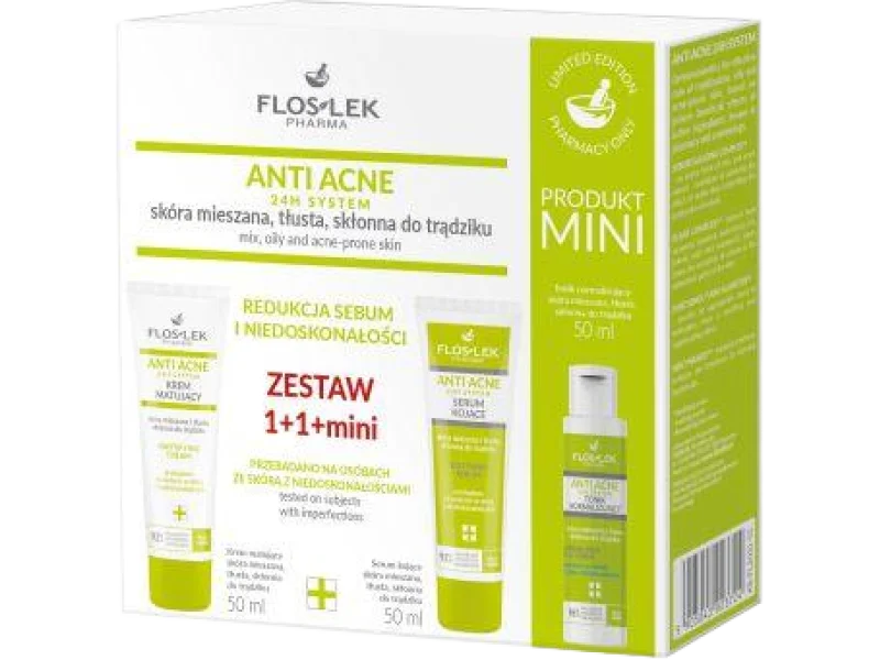 FLOSLEK ANTI ACNE 24H System redukcja sebum i niedoskonałości, Brak przypisania