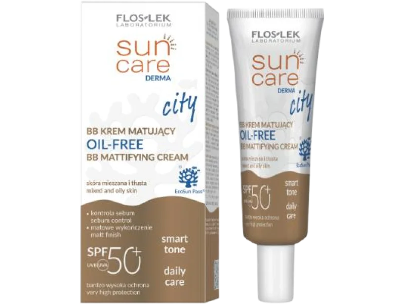 FLOSLEK City BB krem matujący oil-free SPF 50+