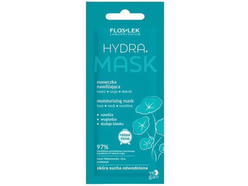 FLOSLEK HYDRA maseczka nawilżająca twarz, szyja, dekolt, maska