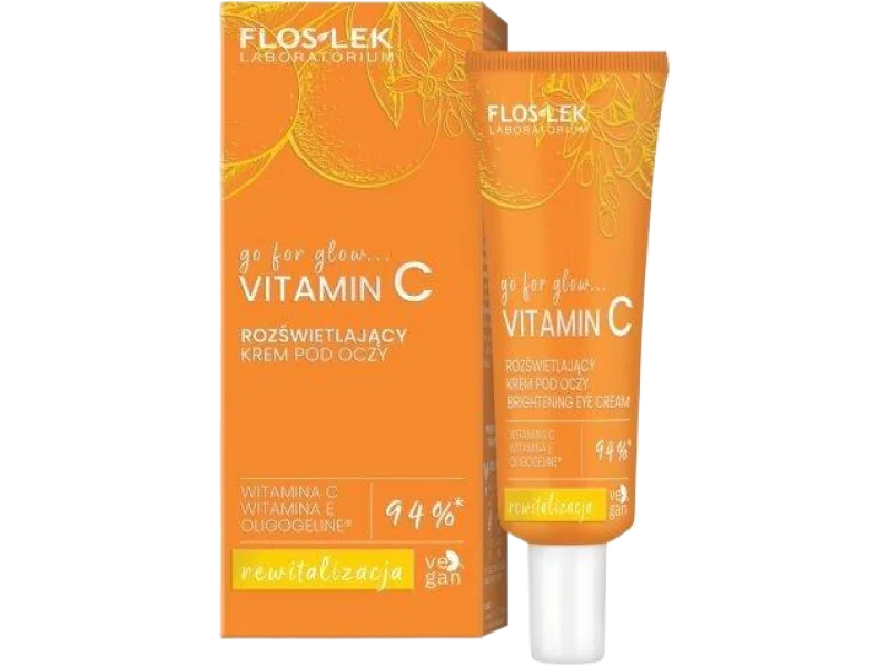Floslek Laboratorium Go For Glow Vitamin C krem pod oczy rozświetlający