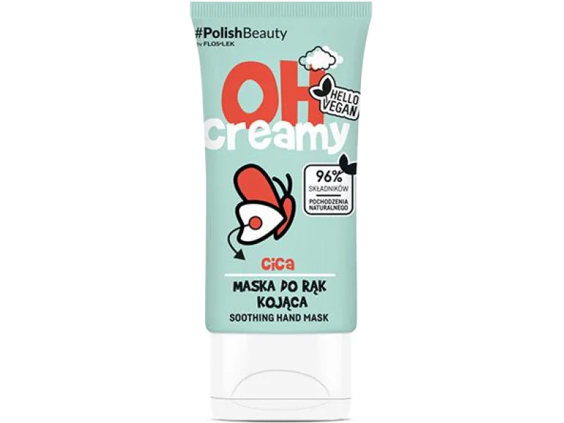 Floslek Oh Creamy Cica maska do rąk kojąca, krem