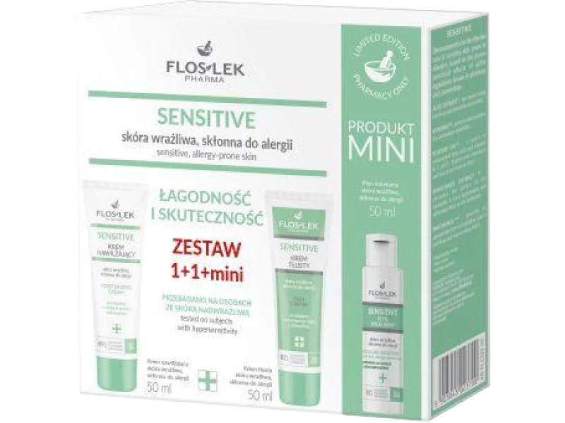 FLOSLEK SENSITIVE Łagodność i skuteczność, zestaw