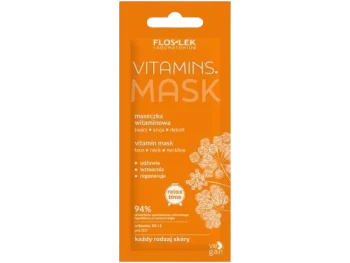 Zdjęcie produktu FLOSLEK VITAMINS Maseczka witaminowa twarz, szyja, dekolt, maska