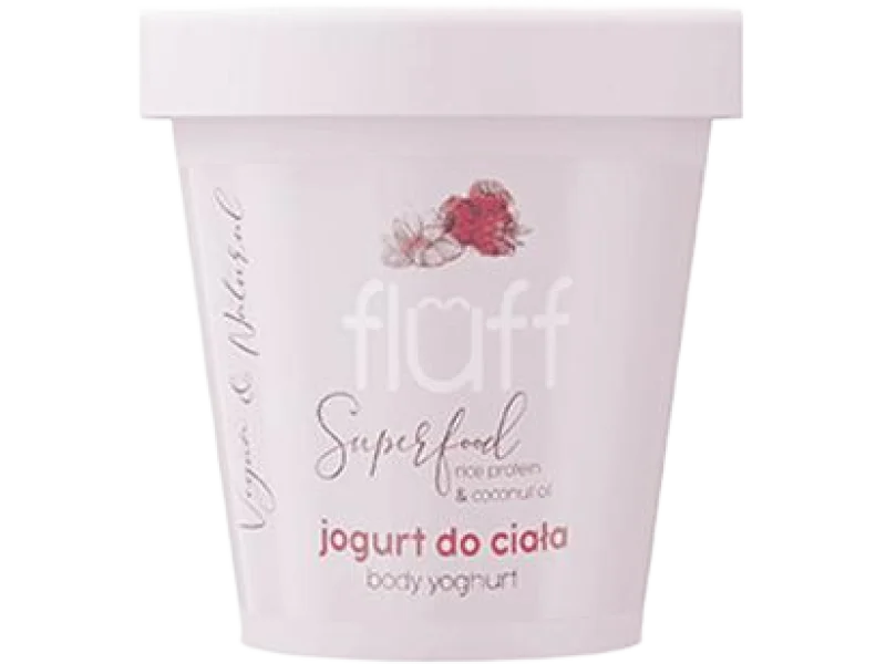 Fluff jogurt do ciała maliny i migdały, balsam