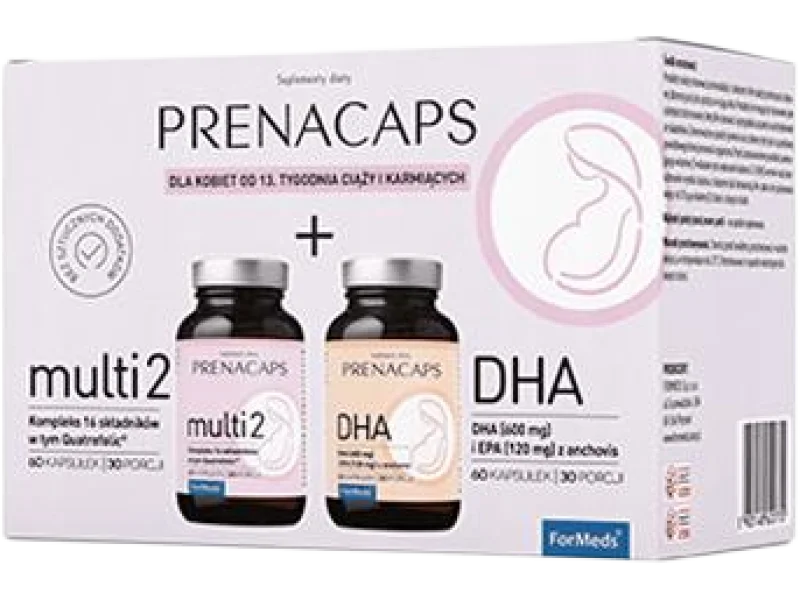 ForMeds Prenacaps multi 2 + DHA po 13. tygodniu ciąży, kapsułki