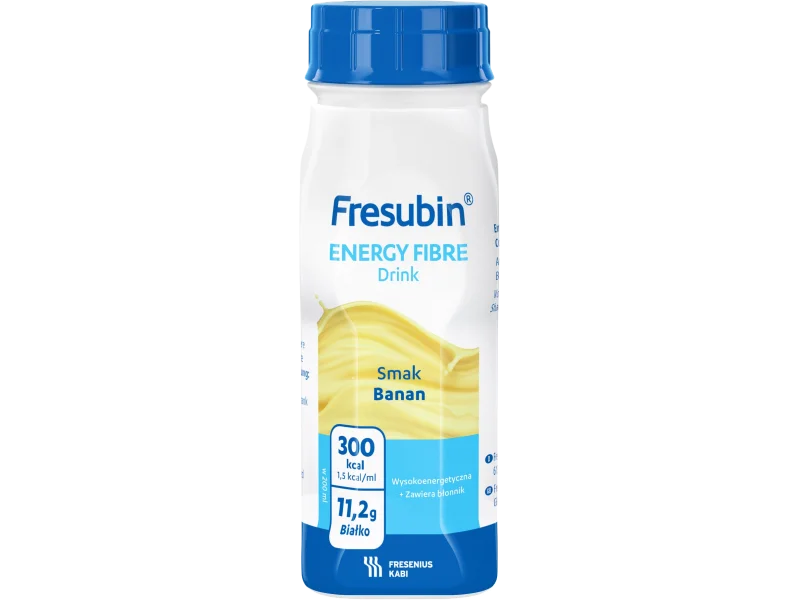 Fresubin Energy Fibre Drink, smak bananowy, płyn doustny