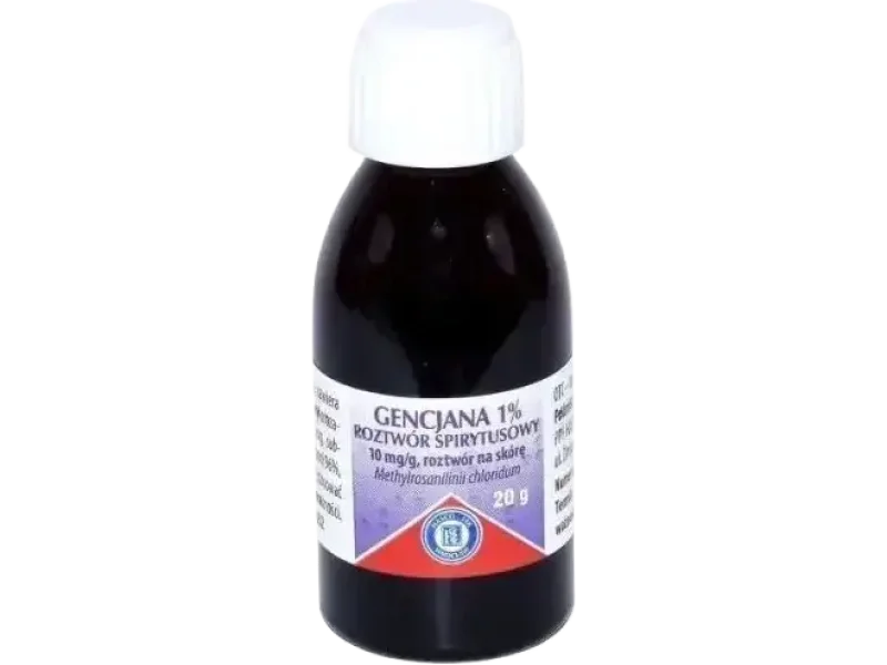Gencjana, roztwór na skórę, 10 mg/g