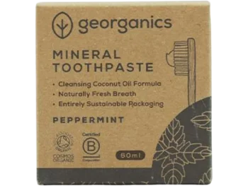 Zdjęcie produktu Georganics, mineralna pasta do zębów English Peppermint