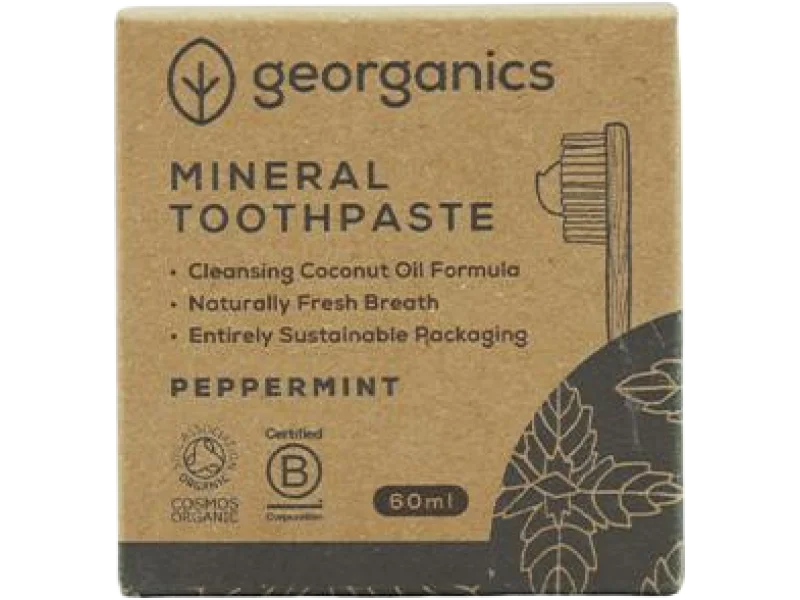 Georganics, mineralna pasta do zębów English Peppermint