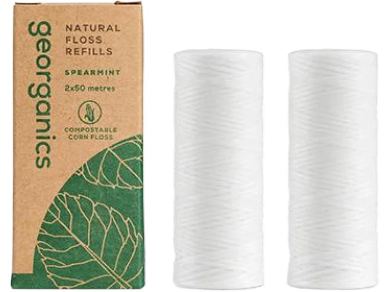 Georganics naturalna nić dentystyczna spearmint refill