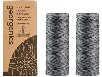 Georganics naturalna nić dentystyczna z węglem refill
