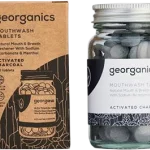 Georganics, naturalne tabletki do płukania jamy ustnej activated charcoal