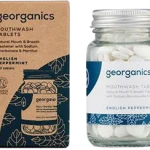 Georganics, naturalne tabletki do płukania jamy ustnej English Peppermint