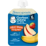 Gerber Deserek jabłko banan truskawka dla niemowląt po 6. miesiącu