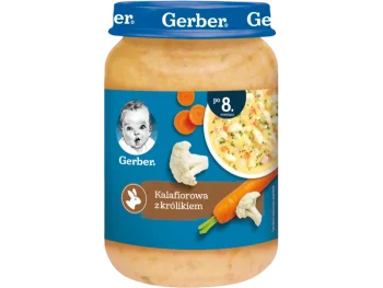Zdjęcie produktu GERBER Kalafiorowa z królikiem, obiadek