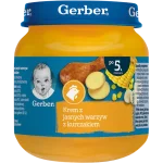 GERBER Obiadek krem z jasnych warzyw z kurczakiem po 5 miesiącu