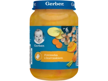 GERBER Obiadek kurczak w potrawce z jarzynkami po 6 miesiącu