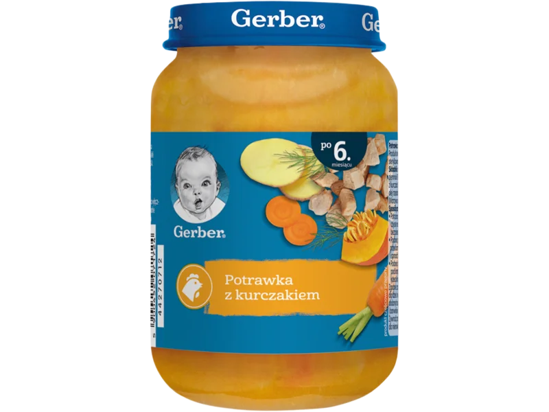 GERBER Obiadek kurczak w potrawce z jarzynkami po 6 miesiącu