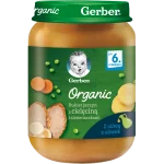 Gerber Organic obiadek bukiet jarzyn z cielęciną i ziemniaczkami