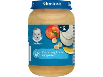 Zdjęcie produktu Gerber owocowy krem z jogurtem po 6. miesiącu, deser