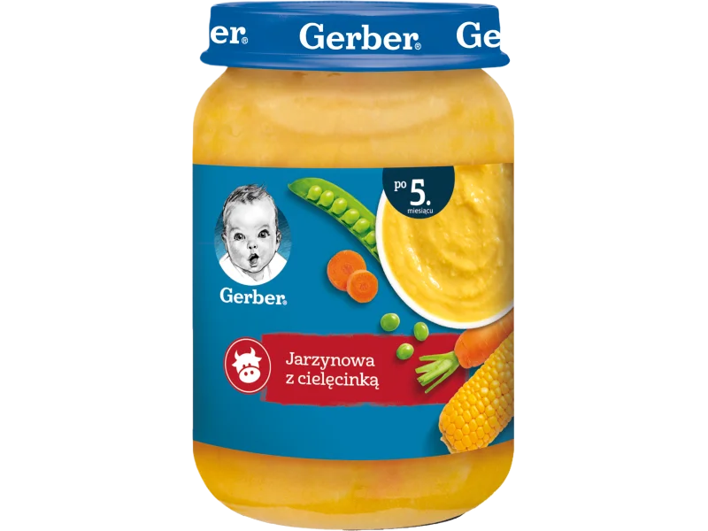 GERBER Zupka jarzynowa z cielęcinką