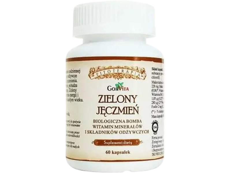 GORVITA Zielony jęczmień, kapsułki
