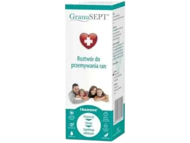 GranuSEPT do przemywania ran, roztwór