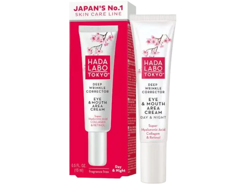 Hada Labo Tokyo Red na najgłębsze zmarszczki do okolic oczu i ust, krem