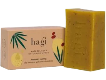 Zdjęcie produktu Hagi naturalne mydło z olejem konopnym i gałką muszkatołową