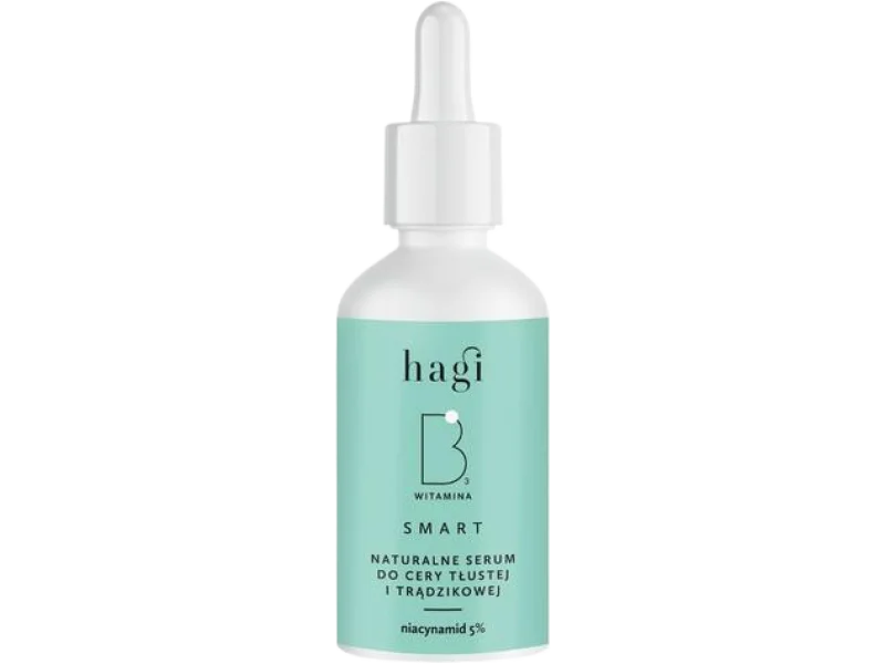 Hagi Smart B naturalne serum do pielęgnacji cery tłustej i trądzikowej z niacynamidem