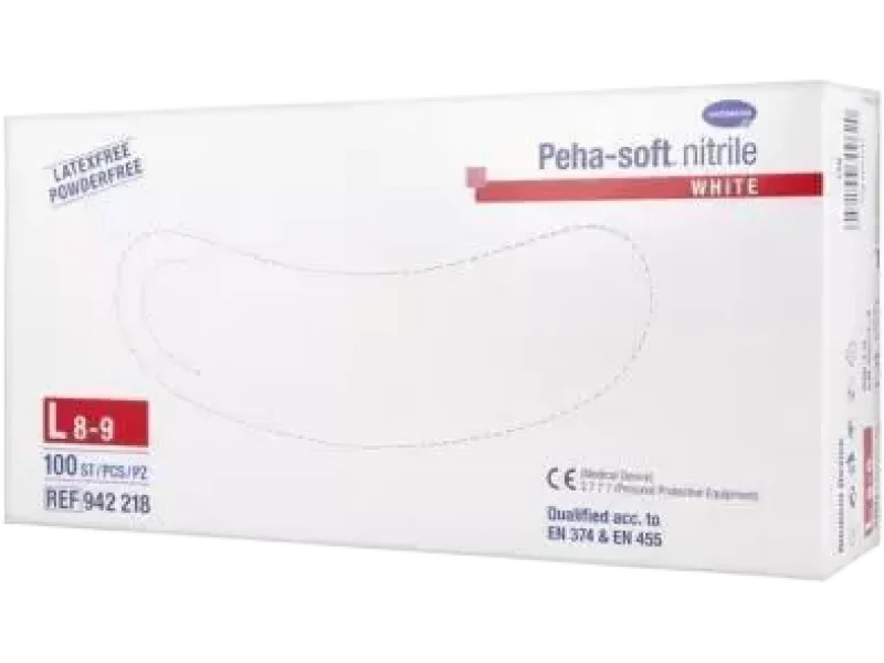Hartmann Peha-Soft Nitrile White rękawice bezpudrowe, rękawiczki