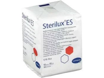 Zdjęcie produktu Hartmann Sterilux ES kompresy niejałowe z gazy bawełnianej 17 nitek 8 warstw, gaza