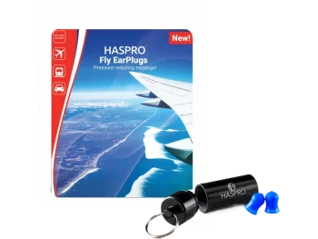Zdjęcie produktu Haspro Fly Earplugs, wielokrotnego użytku, do podróży, zatyczki