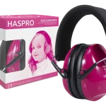 Haspro Kids nauszniki przeciwhałasowe dla dzieci 4-10 lat, różowe