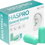 Haspro Universal Earplugs, kolor miętowy, zatyczki