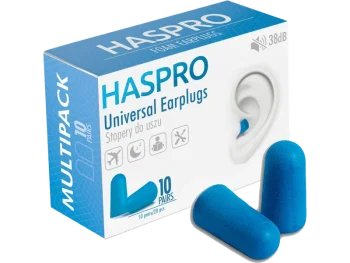 Zdjęcie produktu Haspro Universal Earplugs, kolor niebieski, zatyczki