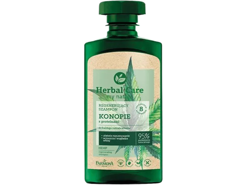 Herbal Care regenerujący konopie z proteinami, szampon