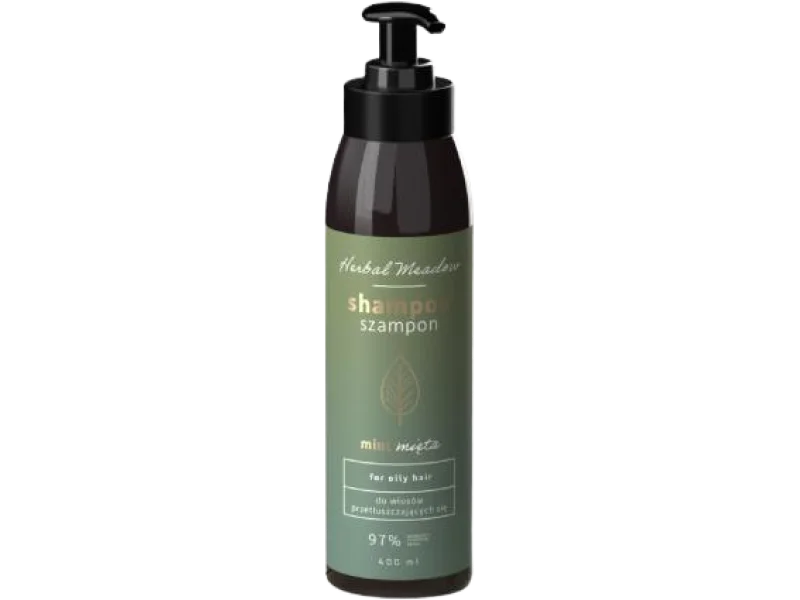 Herbal Meadow mięta szampon do włosów przetłuszczających