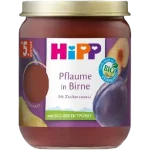 HiPP BIO Gruszki ze śliwkami, przecier