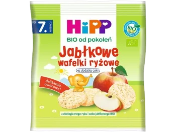 HIPP BIO Jabłkowe wafelki ryżowe po 7 m-cu