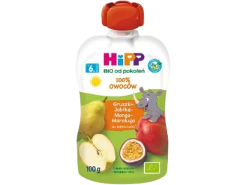 Zdjęcie produktu HiPP BIO od pokoleń, gruszki-jabłka-mango-marakuja, po 6. m-cu, mus