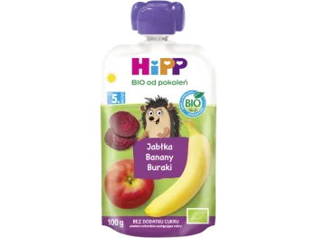 Zdjęcie produktu HiPP BIO od pokoleń, jabłka-banany-buraki, mus