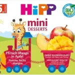 HiPP BIO od pokoleń jabłka-brzoskwinie-mango, przecier