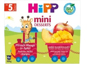 HiPP BIO od pokoleń jabłka-brzoskwinie-mango, przecier