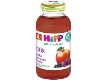 Zdjęcie produktu HIPP BIO od pokoleń Jabłka-Czerwone owoce z wodą źródlaną BIO, płyn doustny